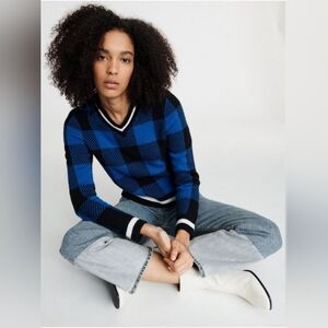 Rag & Bone GABBY V-NECK Sweater 100% Extra Fine Wool.